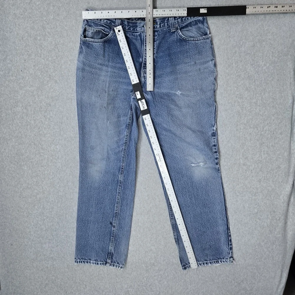 Carhartt FR Men Jeans Blue Denim Workwear 30